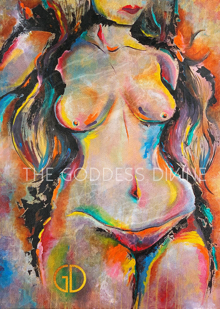 5" x 7" Print of Original Art - "Beauty"