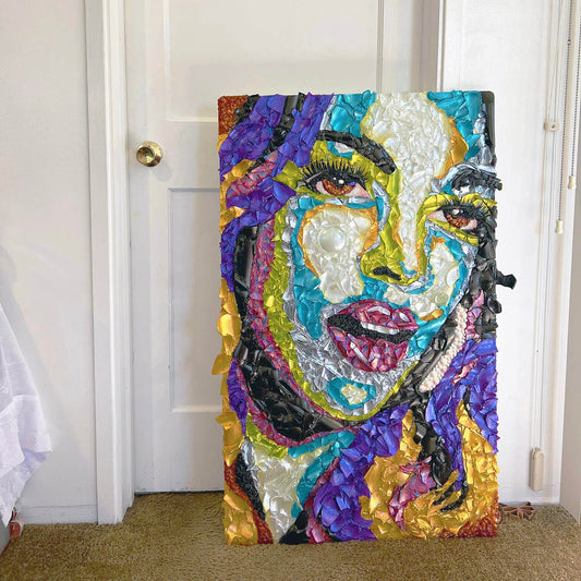 Original "Beyonce" Glass Painting