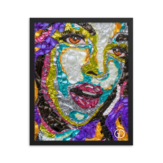 Framed Matte Print of Original Art - "Beyonce"