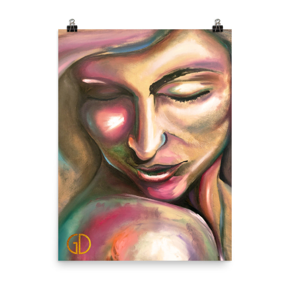 Matte Print of Original Art - "Intimacy"