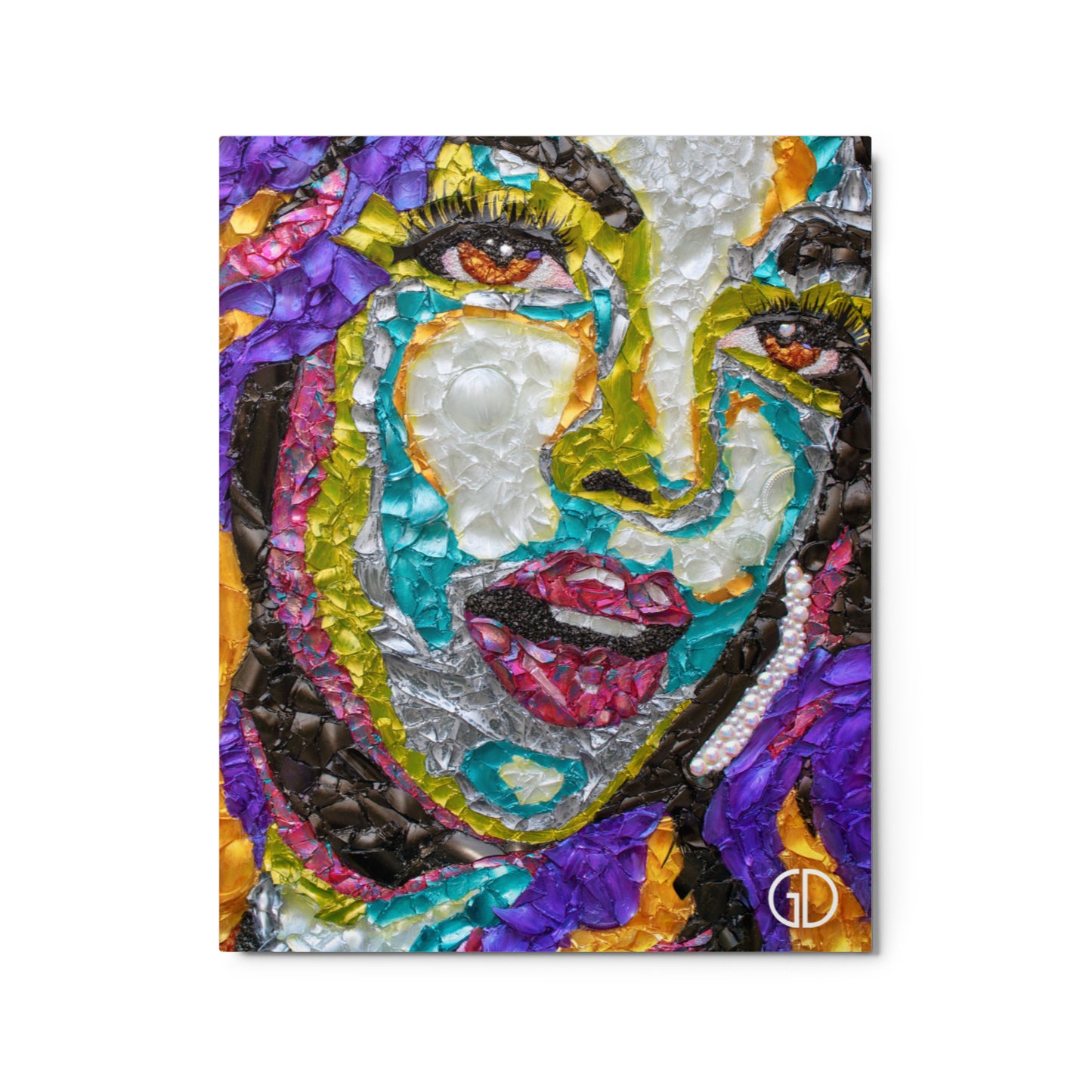 Metal Print of Original Art - "Beyonce"